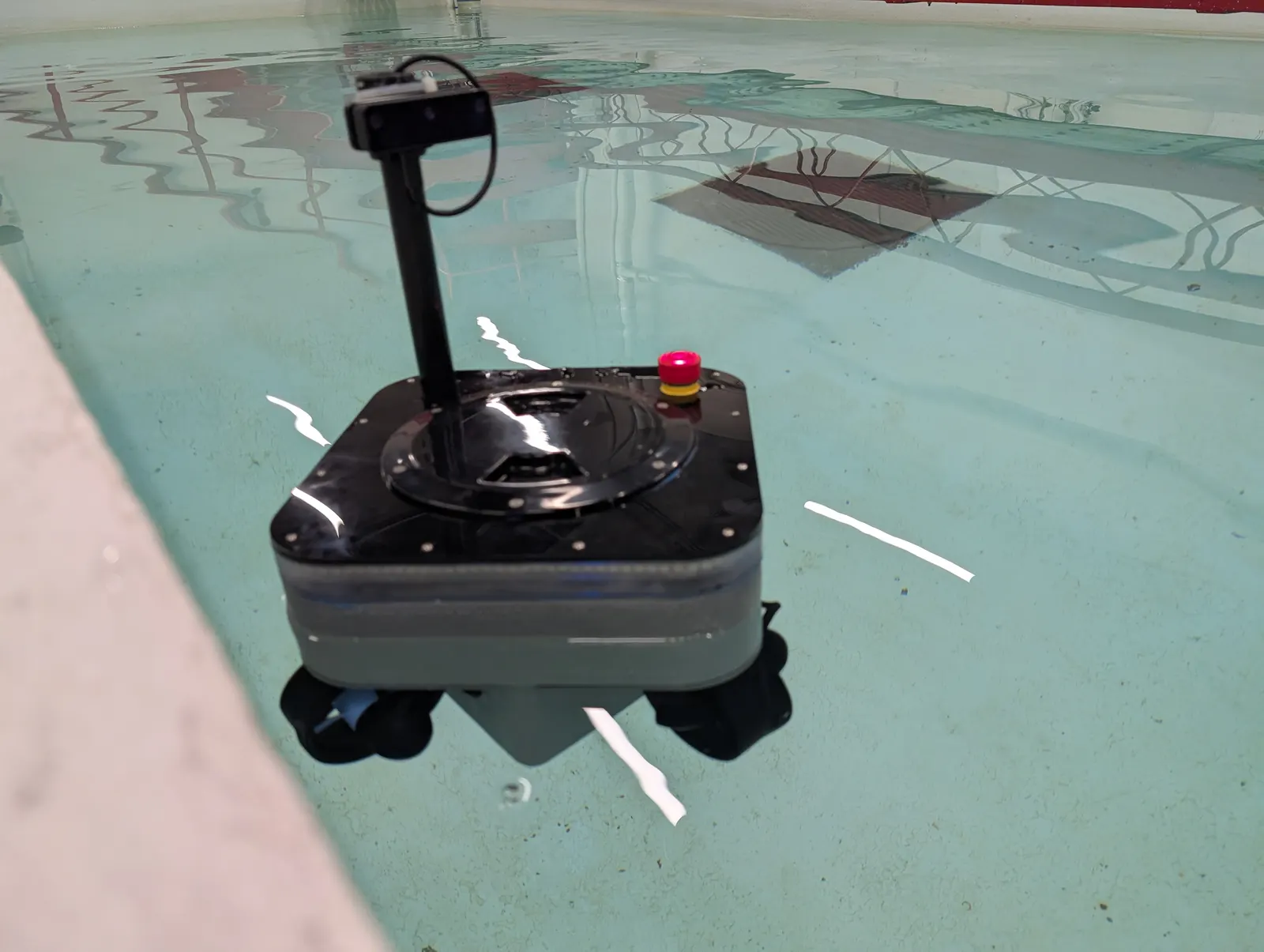 SURFER autonomous vessel on the water